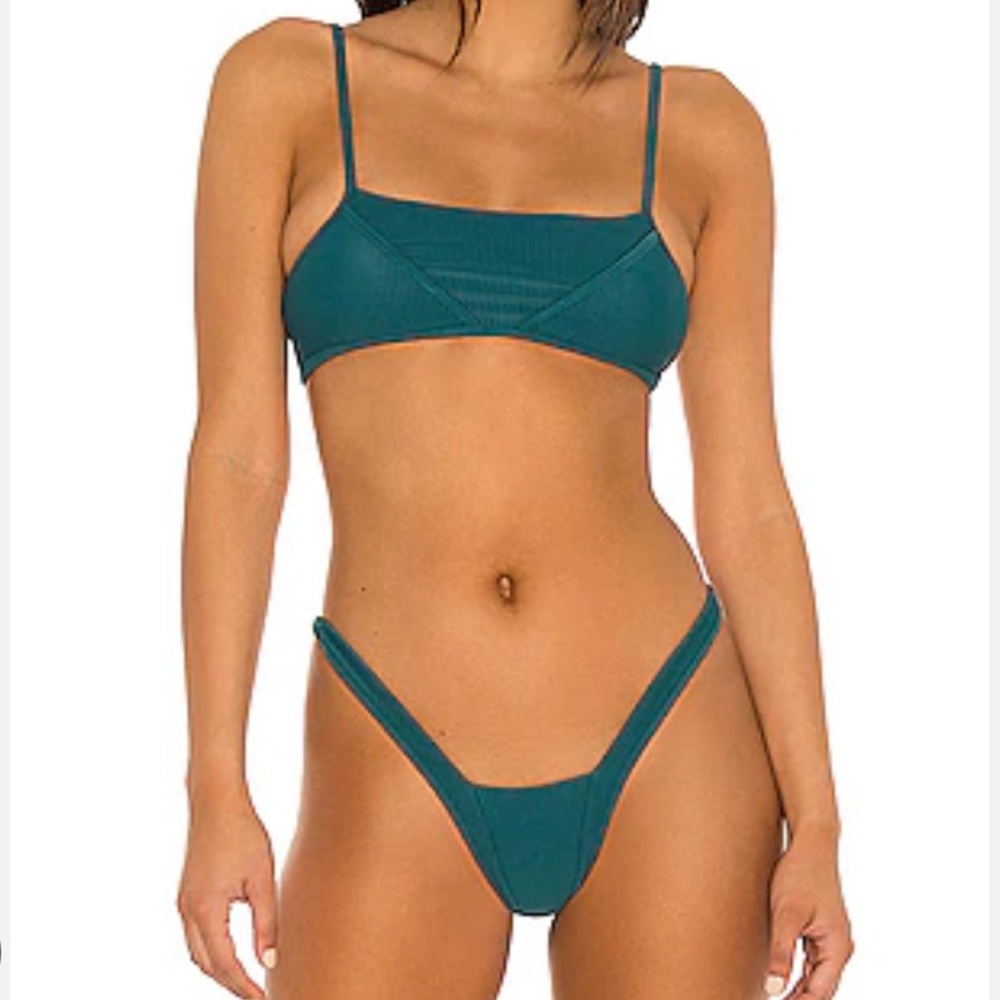 LOVERS AND FRIENDS Angeles Bikini Top and Bottom Size M